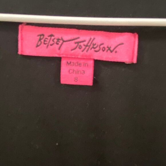 Betsey Johnson Green/Black Stripe Dress With Cage Back Detail Size 8 - Picture 3 of 6